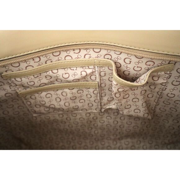 Guess HH948125 Women's Large White Delphine Logo Tote Bag w/Large Pouch - Picture 16 of 16